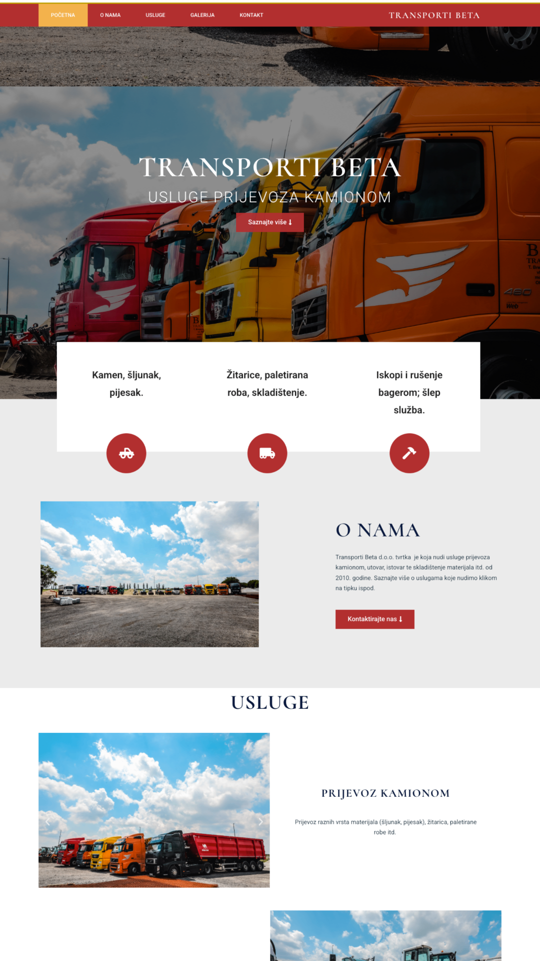 Transporti Beta — lokalni biznis