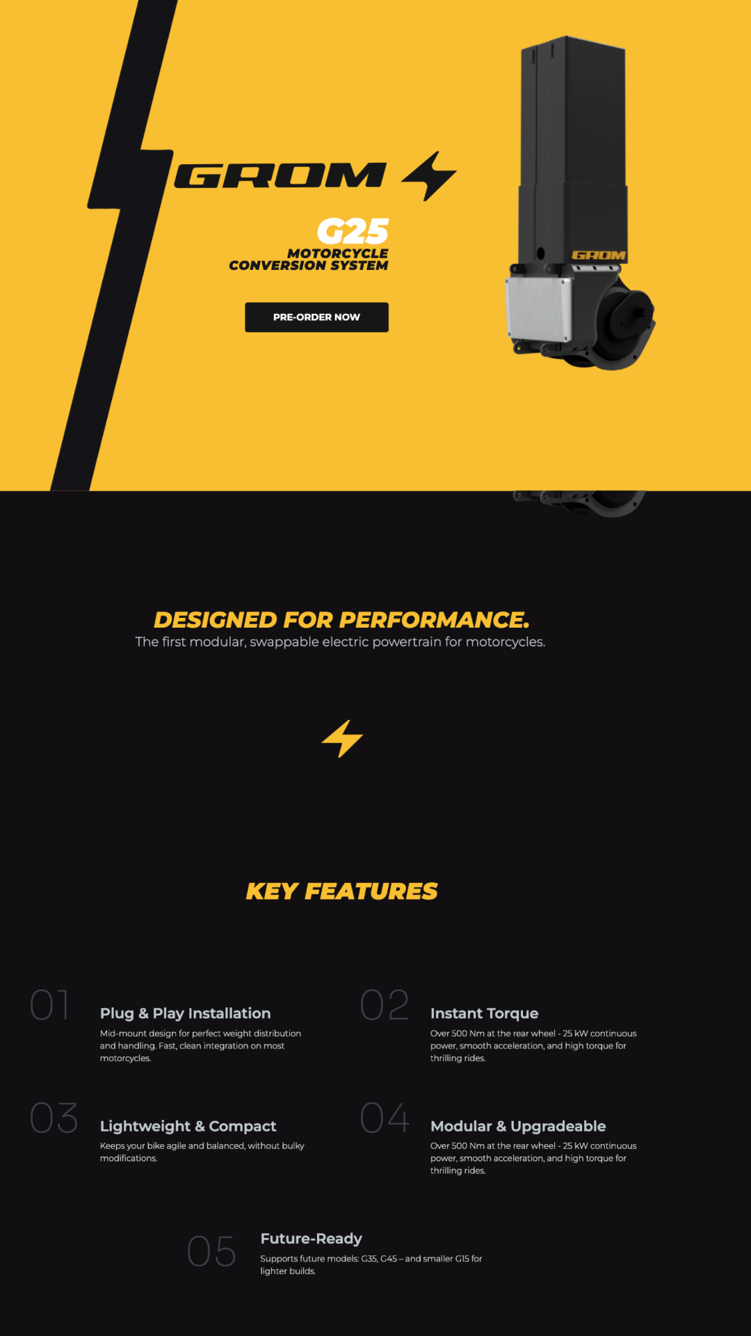 Grom — product launch